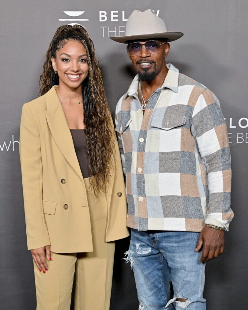 Jamie Foxx and his girlfriend, Katie Holmes