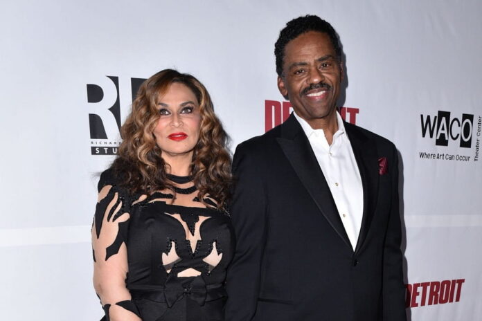 Tina Knowles and actor Richard Lawson attend the grand opening of WACO Theater Center on November 3, 2017 in Los Angeles, California.