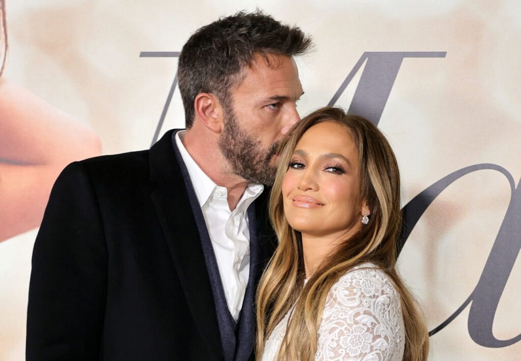 Ben Affleck and Jennifer Lopez attend the Los Angeles Special Screening of "Marry Me".