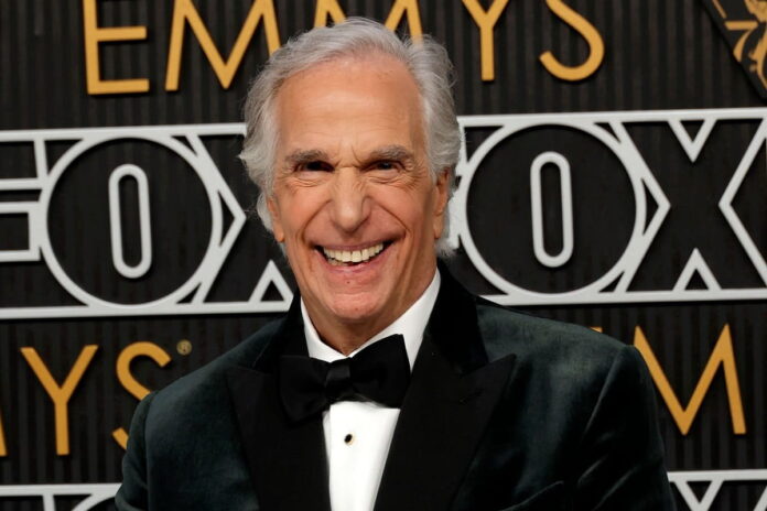 Henry Winkler attends the 75th Primetime Emmy Awards.