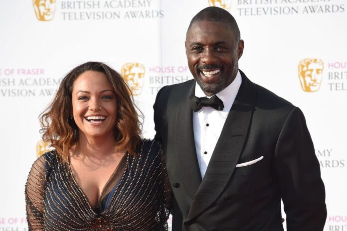 Idris Elba and Naiyana Garth arrive for the House Of Fraser British Academy Television Awards 2016.