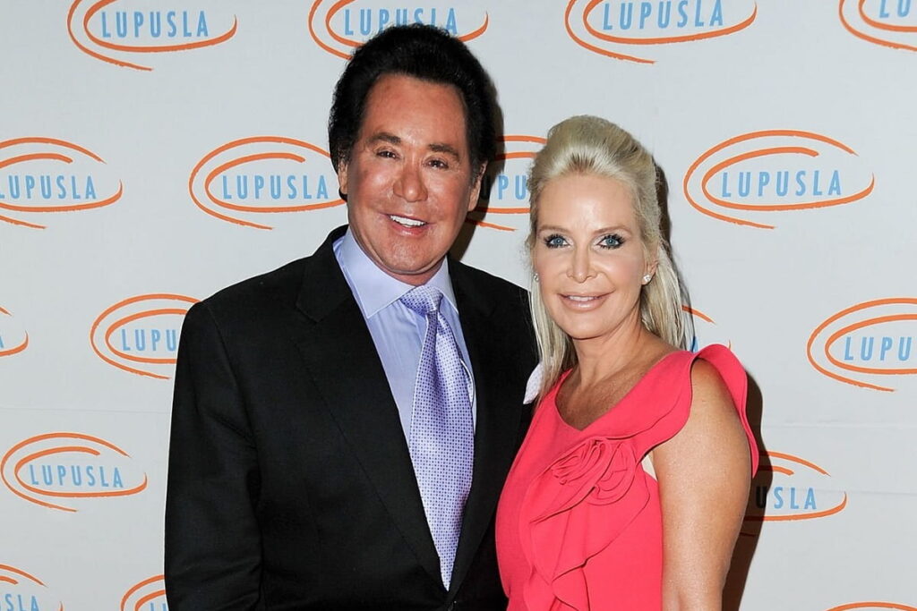 Wayne Newton (L) and his wife Kathleen McCrone arrive at the 10th Annual Lupus LA Orange Ball.