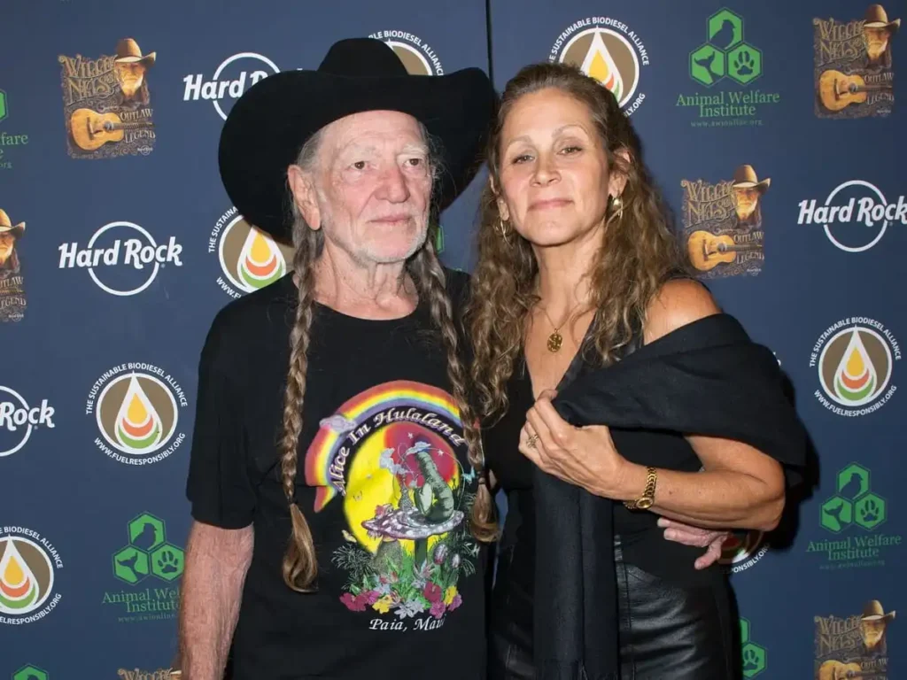 Willie Nelson and his wife, Annie D'Angelo